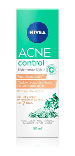 Hidratante Facial Nivea Acne Control 50g