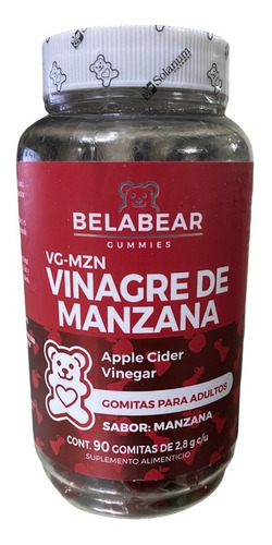 Belabear Solanum Vinagre De Manzana 90 Gomitas