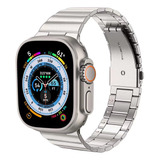 Pulsera Para Apple Watch Ultra  Banda De Acero Inoxidable De