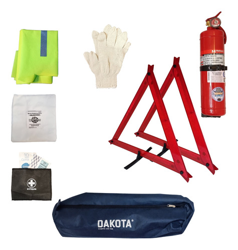 Kit De Seguridad Para Auto 7 En 1 Premium Tarjeta Patente 