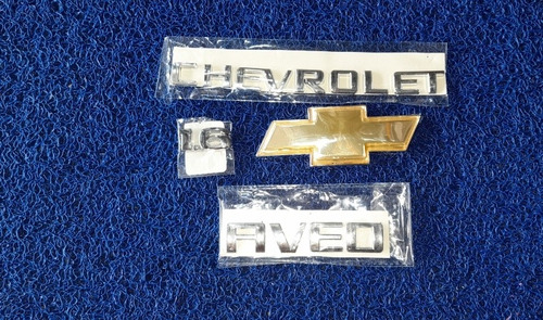 Kit Emblemas Chevrolet Aveo 4piezas Foto 2