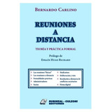 Reuniones A Distanciateoría Y Práctica Formal., De Carlino, Bernardo. Editorial Rubinzal En Español