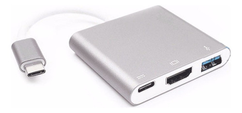 Adaptador Type C 3.1 Hdmi Usb 3.0 Usb C Macbook Celulares