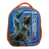 Mochila Pequeña Preescolar Ruz Jurassic World Dinosaurio Blue 174592 Coleccion Legen Color Naranja