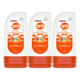 Kit C/3 Unidades Repelente Off Loção Family 100ml