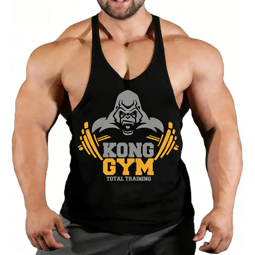 Camiseta Olímpica Hombre Kong Gym Gym Sport Tank Top