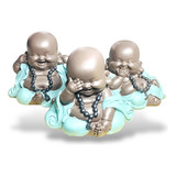 3 Figuras Budas Niños 3 Virtudes Juego Set 