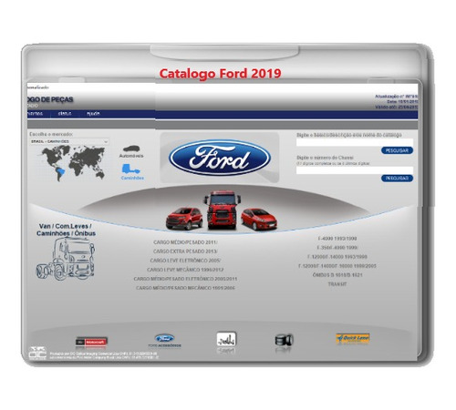Catálogo De Peças Ford - Eletrônico 2019 