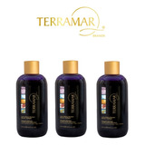 3 Shampoo Matizador De Cabello Teñido Terramar® 250ml  