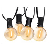 Luces Decorativas Guirnaldas G40 Vintage. 7.6 M 25 Bombillos