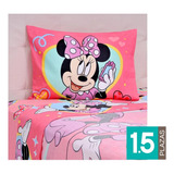 Sabanas Infantiles Minnie Mouse 1.5 Plaza