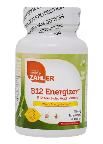 Zahler B12 Energizante 1000 Mcg Cereza - 90 Pastillas Sfn