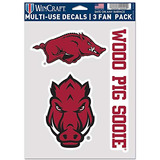 Calcomanías Multiuso De Ncaa Arkansas Razorbacks, Paqu...