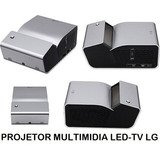 Projetor-tv Curta Distancia 3d Led Hd, Multimidia, Usb, Hdmi