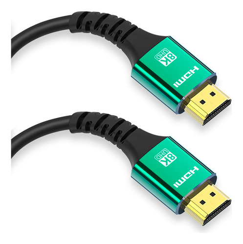 Cabo Hdmi 8k 60hz Premium Super Ultra Hd 2.1v Gold 3 Metros