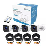 Kit 4 Camaras Vigilancia Seguridad Dvr Cctv 1 Mp 720p 500gbm