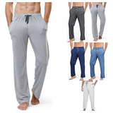 Pantalones De Dormir De Algodón Para Hombre