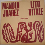 Lito Vitale Manolo Juárez A Dos Pianos Vinilo Usado Vg+1983