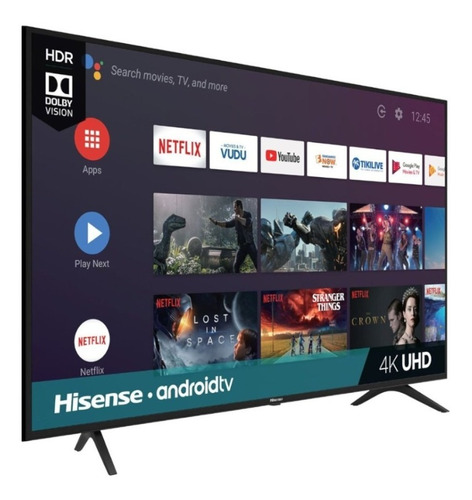 Pantalla Android Tv Hisense 50 4k Asistente Google 50h6570f