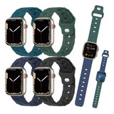 4 Correa Para Apple Watch Iwatch Ultra Se Series 9 8 7 6 5 4