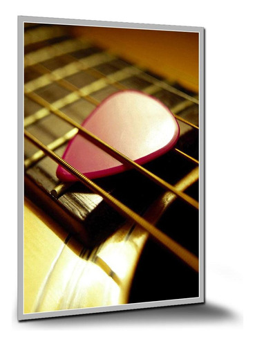 Placa Decorativa Musica Guitarras E Pedais A3 42 X 30 Cm D