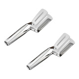 Kit 2 Pegador Inox Duplo Twin Salgados Frituras Restaurante