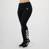 Calça Legging Feminina adidas Logo Linear Preta Ga0682