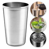 Copo Aço Inox 250ml Mantém Gelado Para Cerveja Suco Água Cor Copo Aço Inox 250ml Resistente