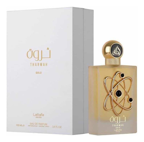 Perfume Lattafa - Tharwah Gold Edp Compartilhável (100ml)