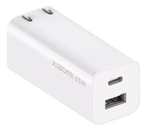 Cargador Rápido Xiaomi 65w Usb-c Gan Tech Portatil Celular