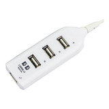 Hub Adaptador 4 Portas Usb 2.0 Mb84089 Branco Mbtech