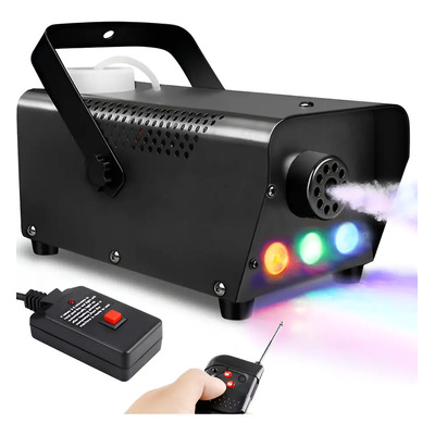 Máquina De Niebla Bylifity Máquina De Humo Luz Led Controlable 500w Y 2000cfm Desinfección De Niebla Con Control Remoto Inalámbrico Y Con Cable Para Bodas, Halloween, Fiestas O Desinfección Negro