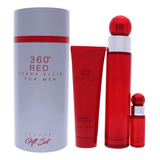 Set De Regalo Perfume Perry Ellis 360 Red Para Hombre, 100 M