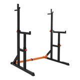 Rack Sentadillas Y Pecho Altura Y Ancho Ajustable + Dips Pro