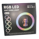 Aro De Luz Led Rgb 32cm Led605