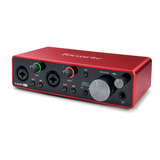 Placa De Audio Focusrite Scarlett 2i2 3ra Generación