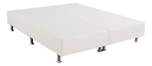 Base Sommier Bipartido Physical Queen (158x198x20) - Ortobom Cor Branco