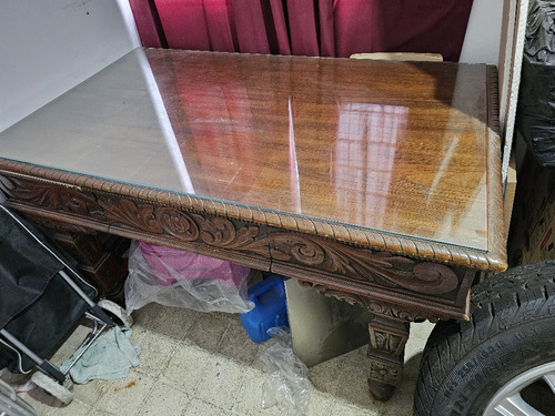 Escritorio Labrado Madera Masisa 140 De Lsrgo X90 De Ancho