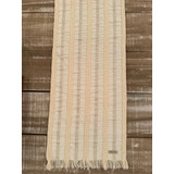 Camino Mesa Chenille Decorativo Montana 1,30x0,35 Huitrú