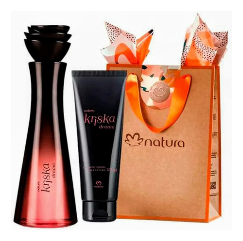 Natura Krisca Femenino Perfume 100ml + Jabon Liquido 125ml