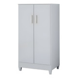 Armário Organizador Sapateira Slim 2 Portas - Branco