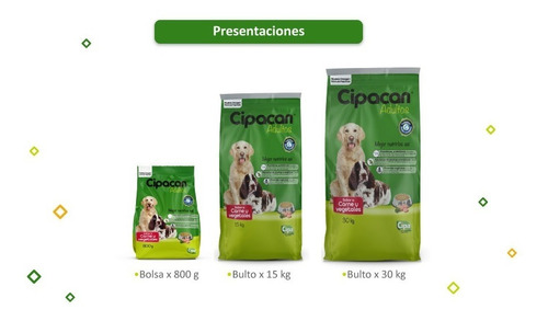 Cipacan Adulto Carne-veg 30 Kg