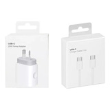 Cargador 20w + Cable 1 Metro Certificado Para iPhone 15