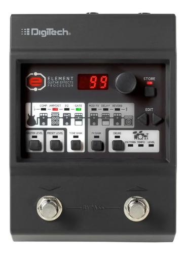 Digitech Element Elmtv Pedalera Multiefecto Guitarra