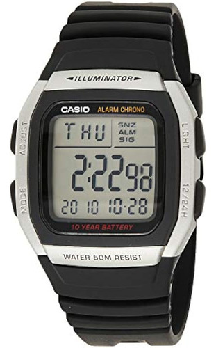 Reloj Casio W-96h-1aves Collection Alarm Chronograph