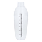 Coctelera Shaker De Plástico 700ml Con Tapa A Presión 