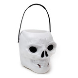 Caramelera Golosinera Calavera Blanco O Negra Halloween