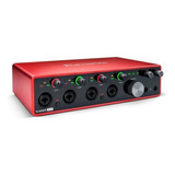 Interfaz De Audio Focusrite Scarlett 18i8 100v/240v 3.ª  Gen