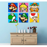 A Pintura De Mario Bros Infantil Para Decoración, 6