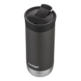 Vaso Térmico Contigo Huron. Liso Color Gris Oscuro 473ml